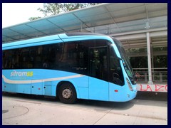 Central San Salvador 08 - the new blue buses